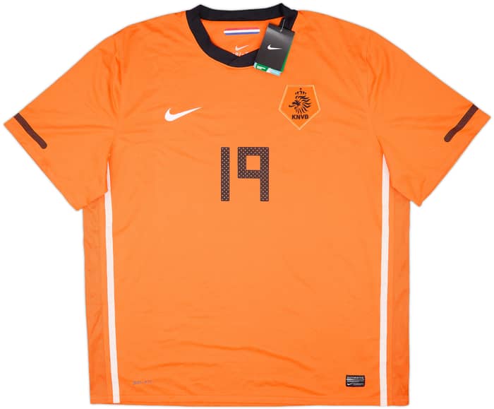 2010-11 Netherlands Home Shirt Huntelaar #19 (XXL)