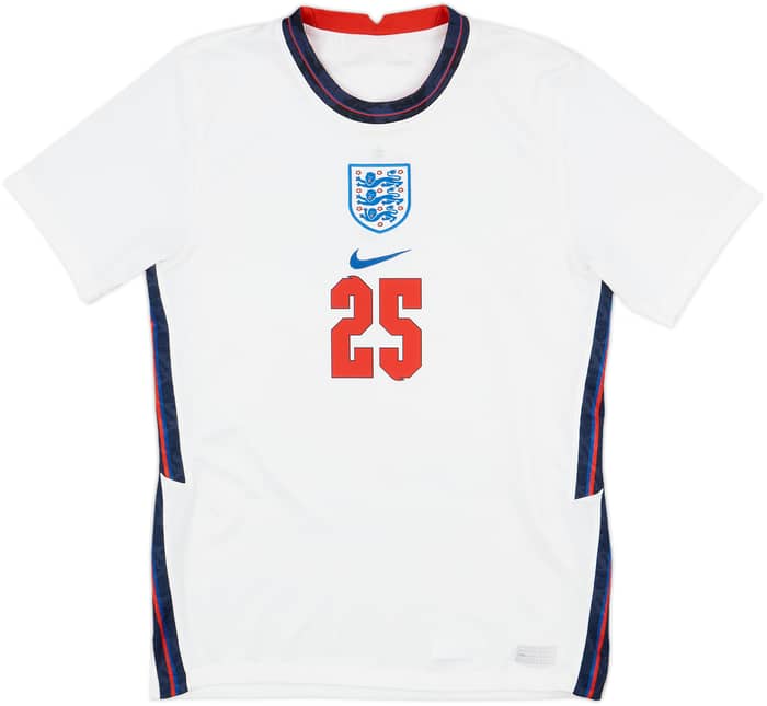 2020-22 England Home Shirt Saka #25 - 7/10 - (S)