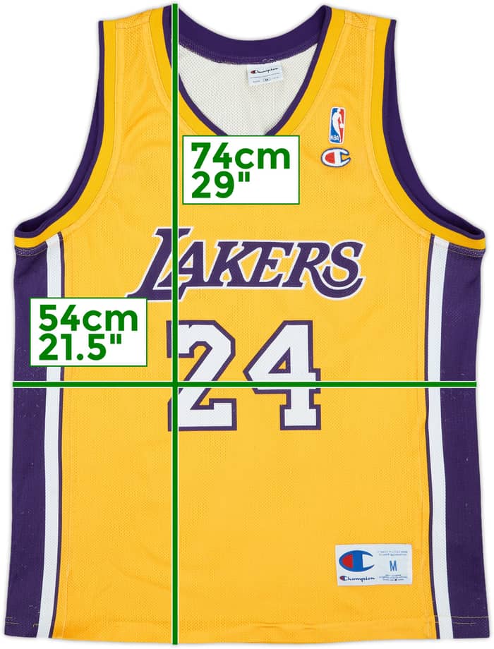 2006-10 LA Lakers Bryant #24 Champion Home Jersey - 5/10 - (M)