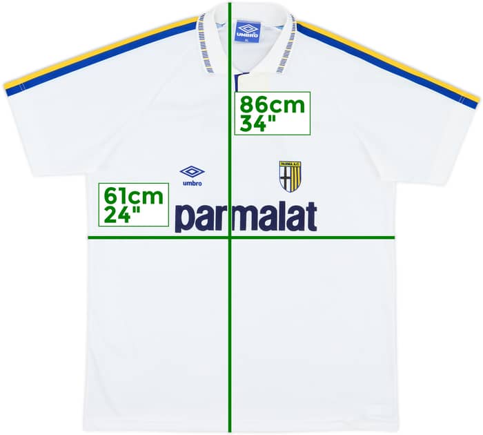 1992-93 Parma Home Shirt #5 - 8/10 - (XL)