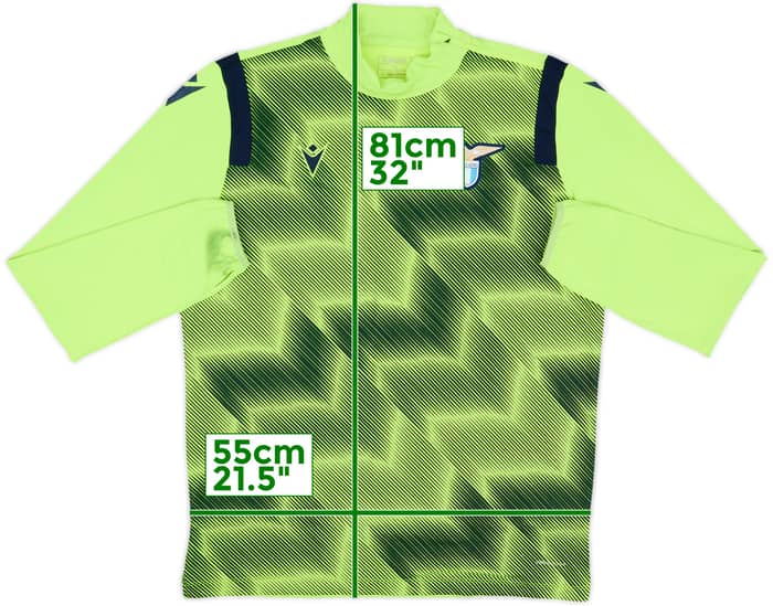 2021-22 Lazio Macron 1/4 Zip Drill Top - 4/10 - (XL)