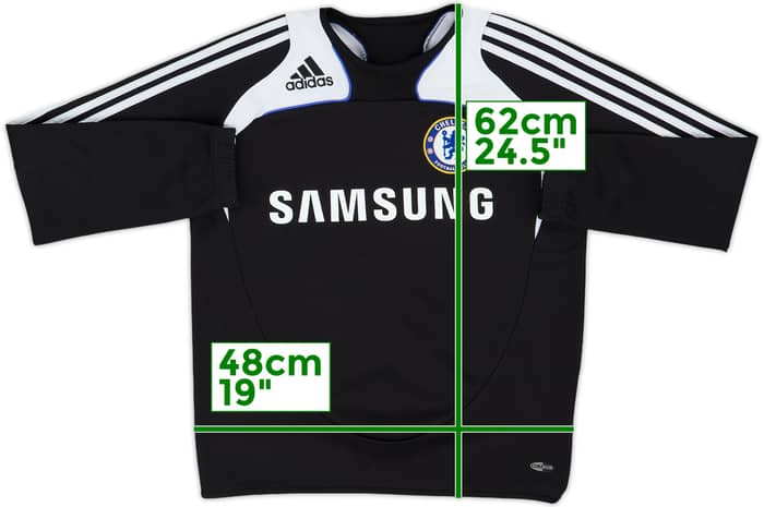 2008-09 Chelsea adidas Sweat Top - 8/10 - (S)