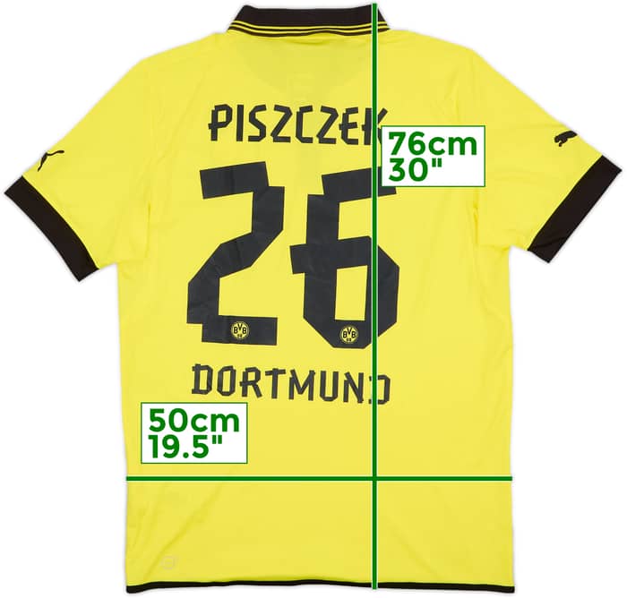 2012-13 Borussia Dortmund Home Shirt Piszczek #26 - 7/10 - (L)