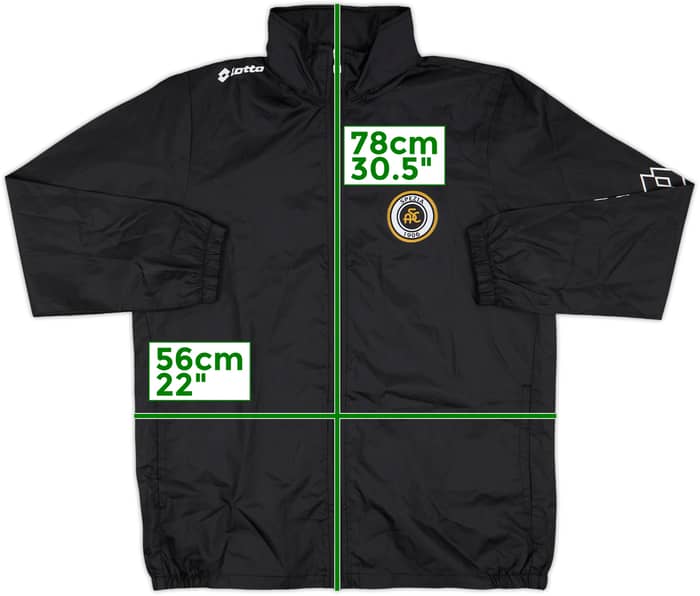 2012-13 Spezia Lotto Hooded Rain Jacket - 8/10 - (XL.Boys)