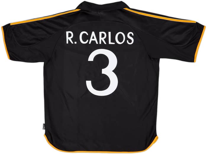 1999-01 Real Madrid Away Shirt R.Carlos #3 - 9/10 - (XL)
