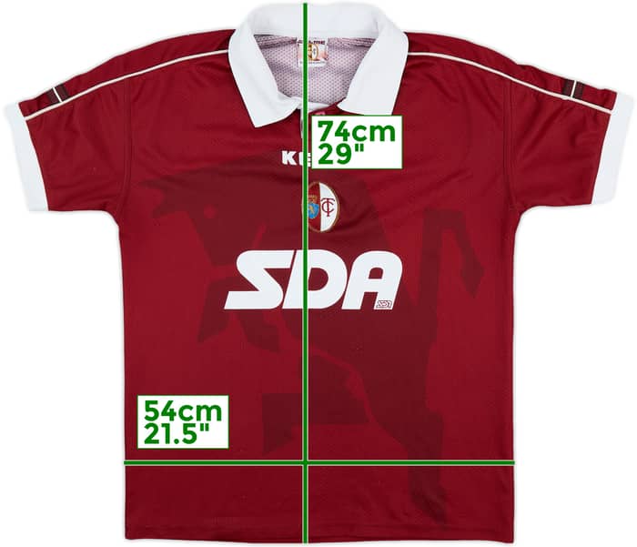 1998-99 Torino Match Issue Home Shirt #8