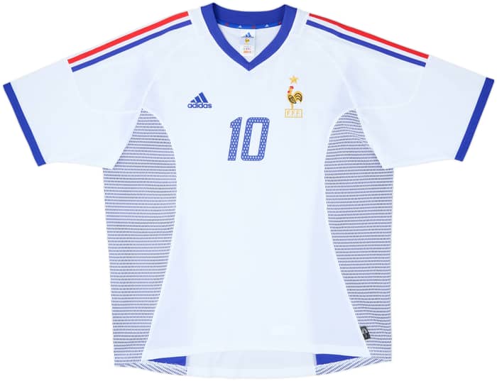 2002-04 France Away Shirt Zidane #10 - 9/10 - (XL)