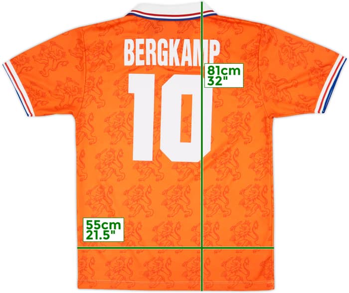 1994 Netherlands Home Shirt Bergkamp #10 - 9/10 - (L)