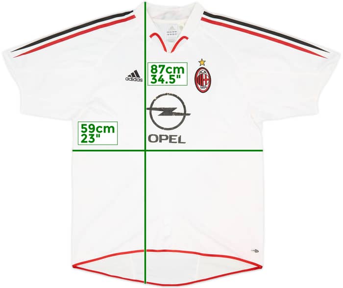 2004-05 AC Milan Away Shirt - 5/10 - (L)
