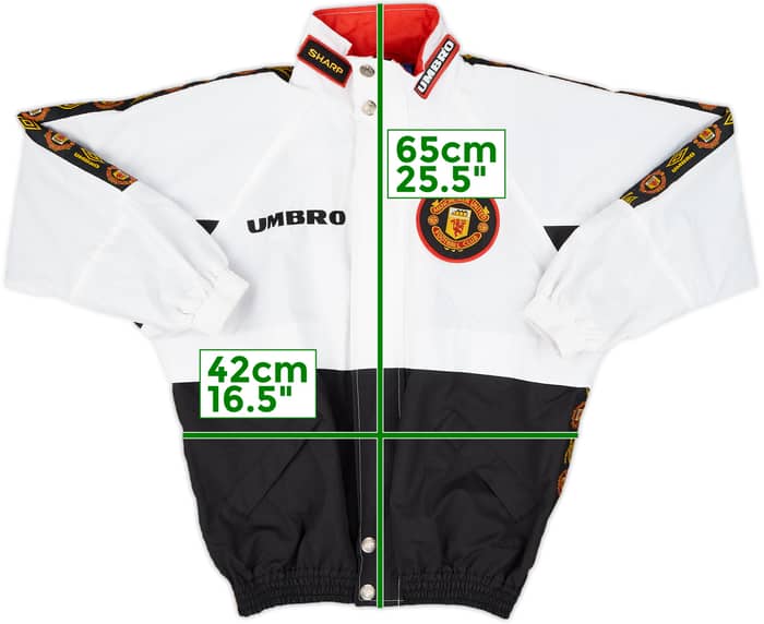 1996-97 Manchester United Umbro Track Jacket - 9/10 - (M.Boys)