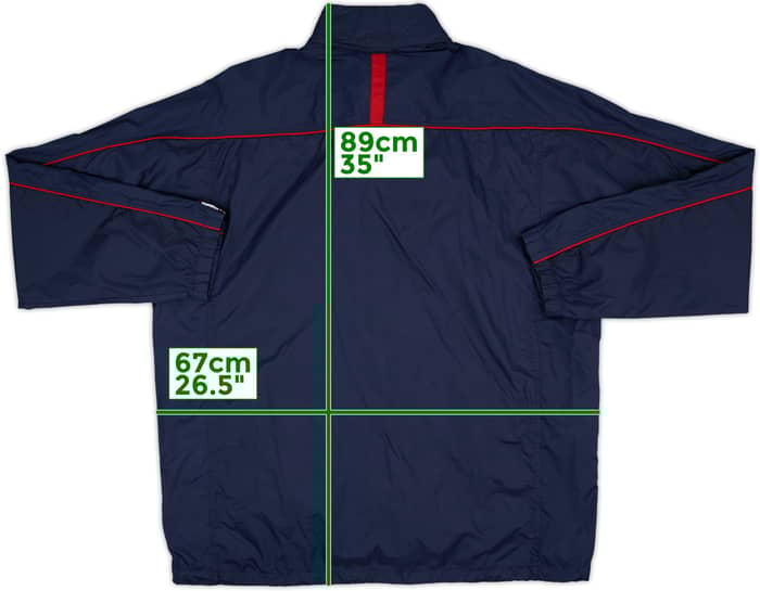 2002-04 Engand Umbro Hooded Rain Jacket - 5/10 - (3XL)
