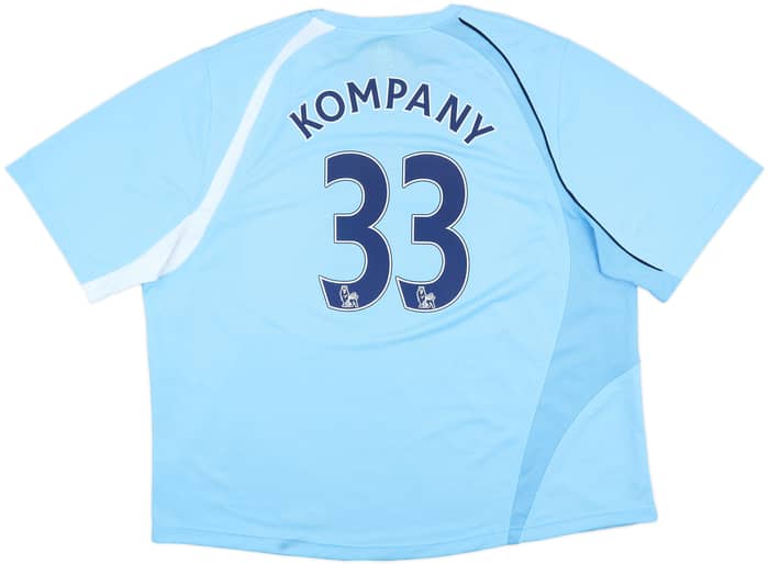 2008-09 Manchester City Home Shirt Kompany #33 - 8/10 - (3XL)