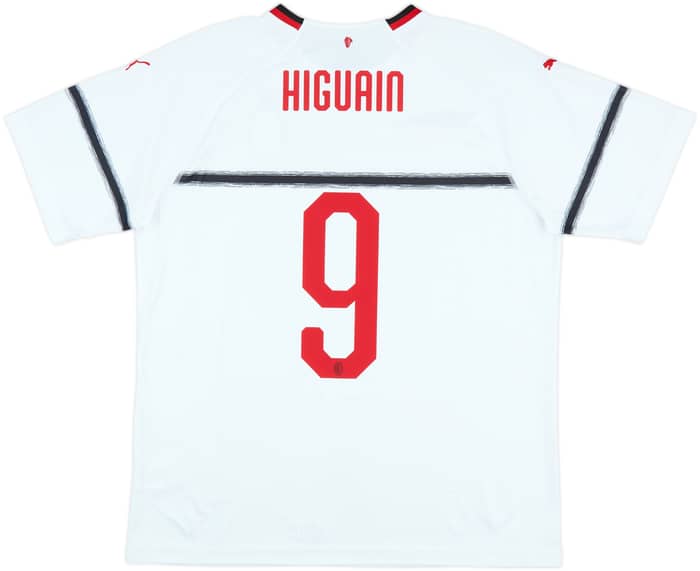 2018-19 AC Milan Away Shirt Higuain #9 - 7/10 - (XL)