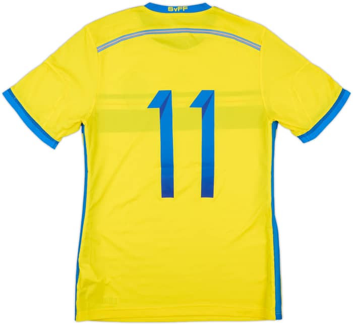 2014-15 Sweden Match Issue Home Shirt #11