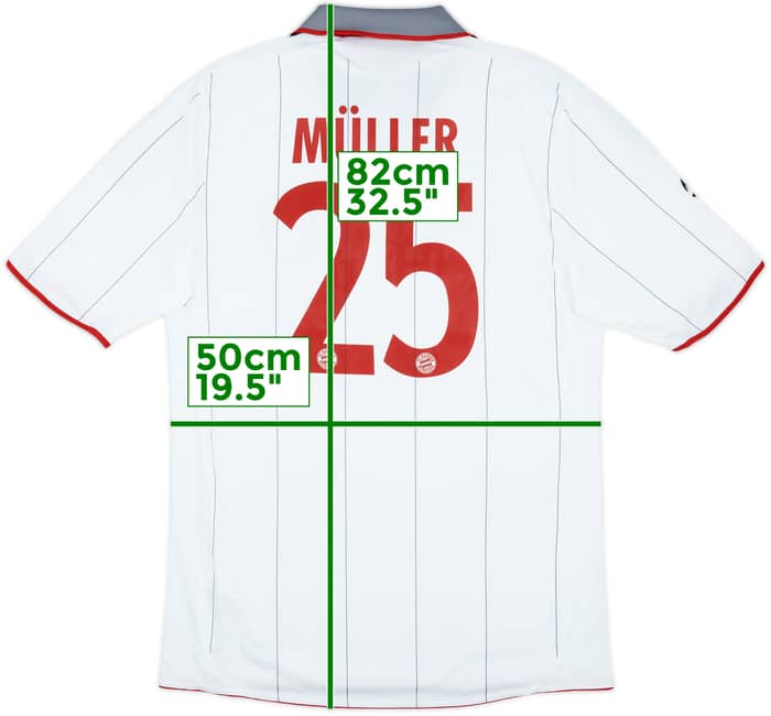 2009-10 Bayern Munich Third Shirt Muller #25 - 8/10 - (M)