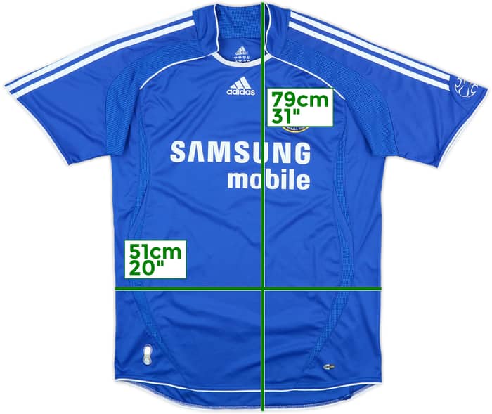驚きの価格が実現！ Home Chelsea 2006-08 Shirt (M) - 8/10 - #7 Shevchenko 応援グッズ