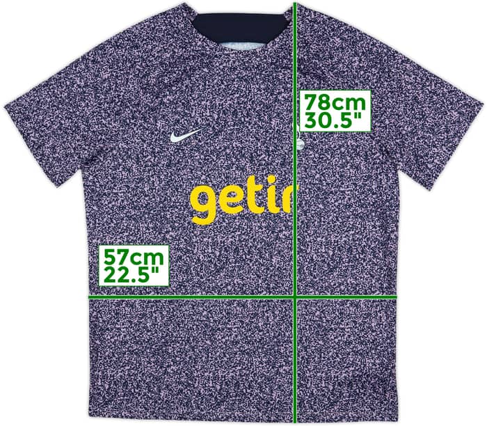 2023-24 Tottenham Nike Training Shirt - 10/10 - (XL)