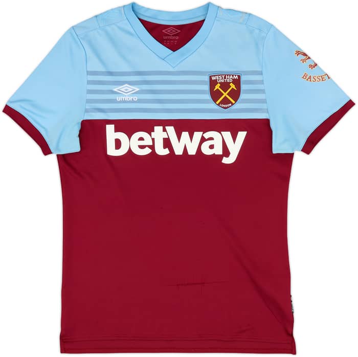 2019-20 West Ham Home Shirt Noble #16 - 6/10 - (M)