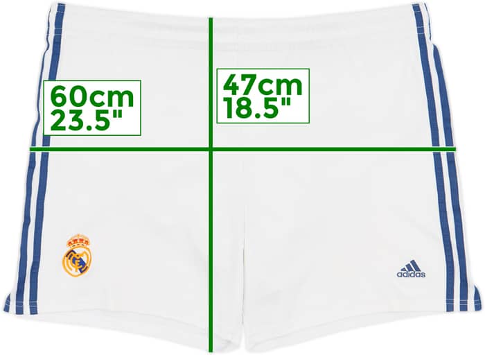 2001-02 Real Madrid Home Shorts - 6/10 - (XL)