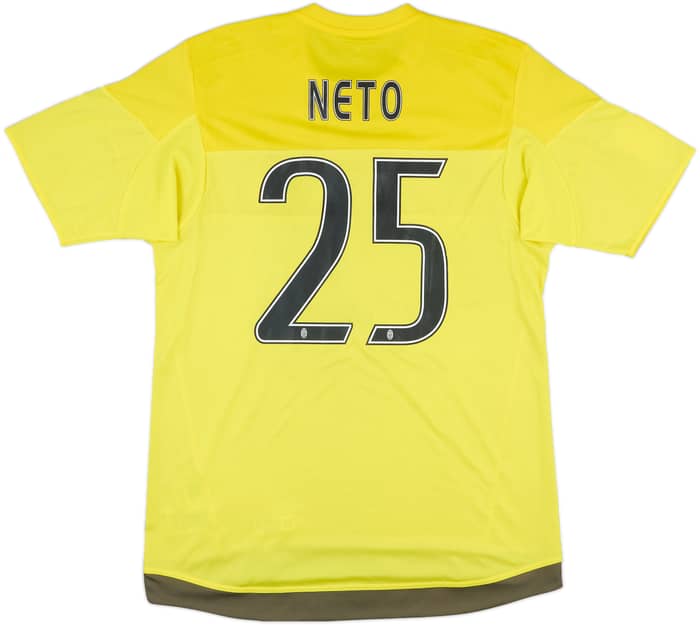 2015-16 Juventus Match Issue Coppa Italia GK Shirt Neto #25