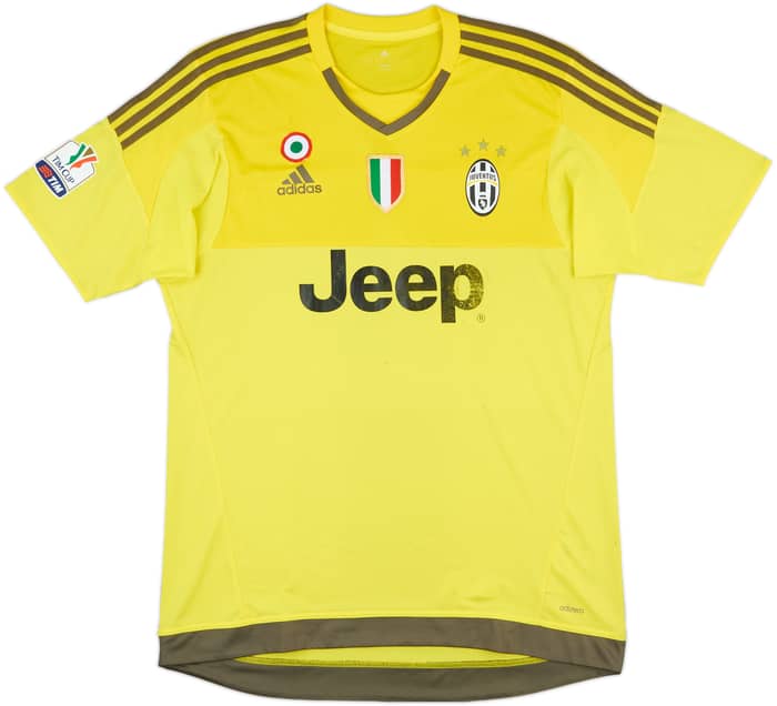 2015-16 Juventus Match Issue Coppa Italia GK Shirt Neto #25