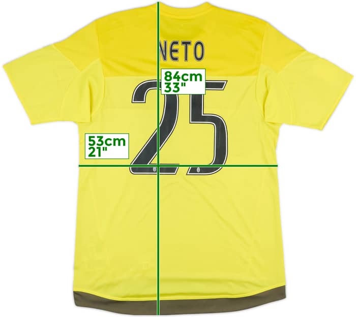 2015-16 Juventus Match Issue Coppa Italia GK Shirt Neto #25