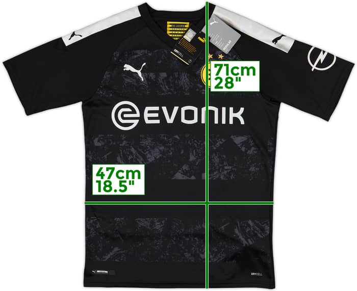 2019-20 Borussia Dortmund Away Shirt Haaland #17 (S)