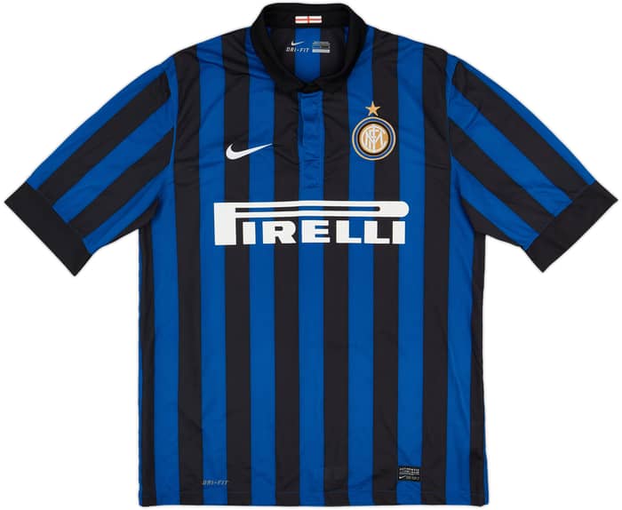 2011-12 Inter Milan Home Shirt Milito #22 - 8/10 - (L)