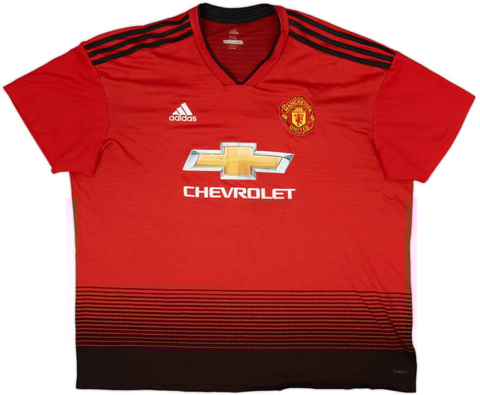 2018-19 Manchester United Home Shirt Pogba #6 - 7/10 - (XXL)
