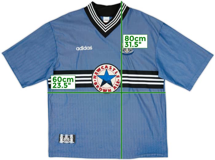 1996-97 Newcastle Away Shirt Asprilla #11 - 8/10 - (XXL)