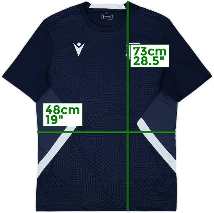 2020-21 Dundee FC Macron Training Shirt - 9/10 - (L)
