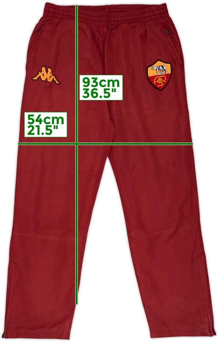 2002-03 Roma Kappa Track Pants/Bottoms - 8/10 - (3XL.Boys) 2002-03 Roma Kappa Track Pants/Bottoms - 8/10 - (3XL.Boys)