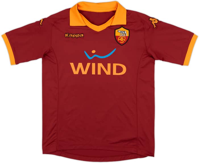 2012-13 Roma Home Shirt - 7/10 - (L.Boys)