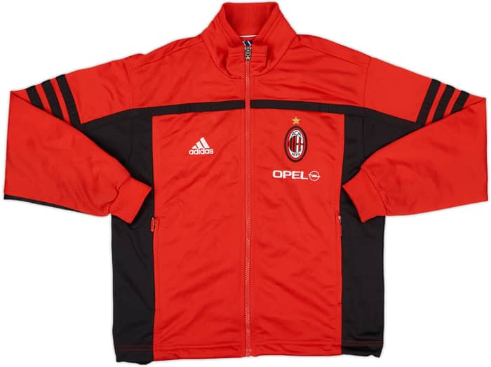 2000-01 AC Milan adidas Track Jacket - 8/10 - (M.Boys)