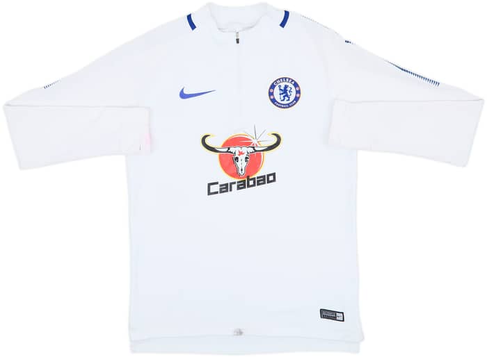 2017-18 Chelsea Nike 1/4 Zip Training Top - 5/10 - (S)