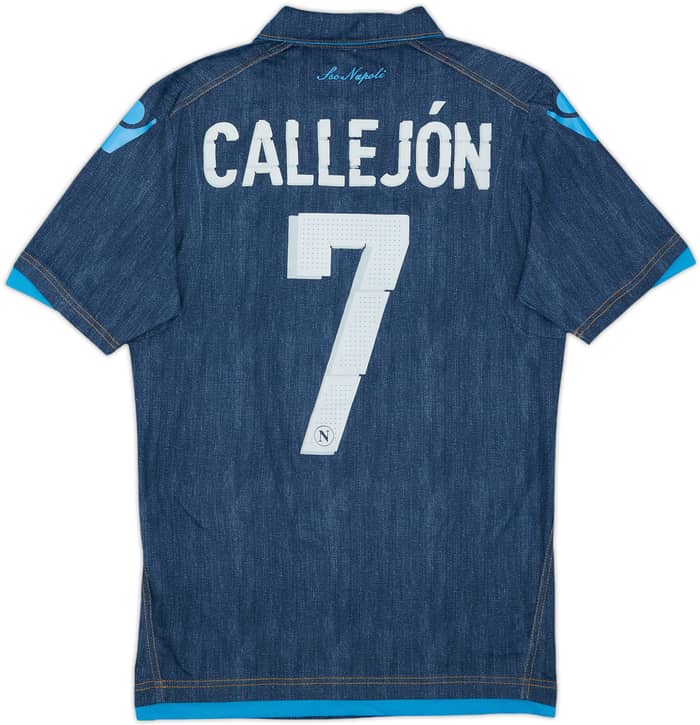 2014-15 Napoli Away Shirt Callejon #7 - 4/10 - (M)
