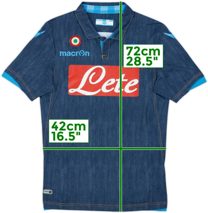 2014-15 Napoli Away Shirt Callejon #7 - 4/10 - (M)