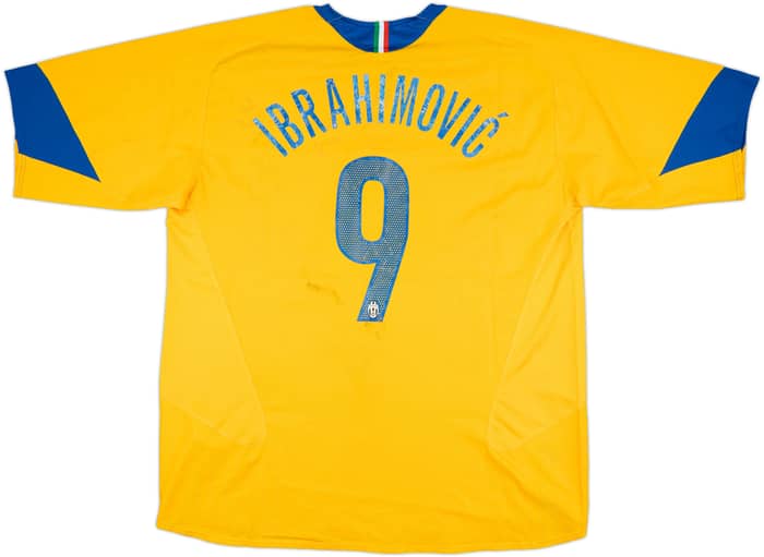 2005-06 Juventus Third Shirt Ibrahimovic #9 - 4/10 - (XXL)