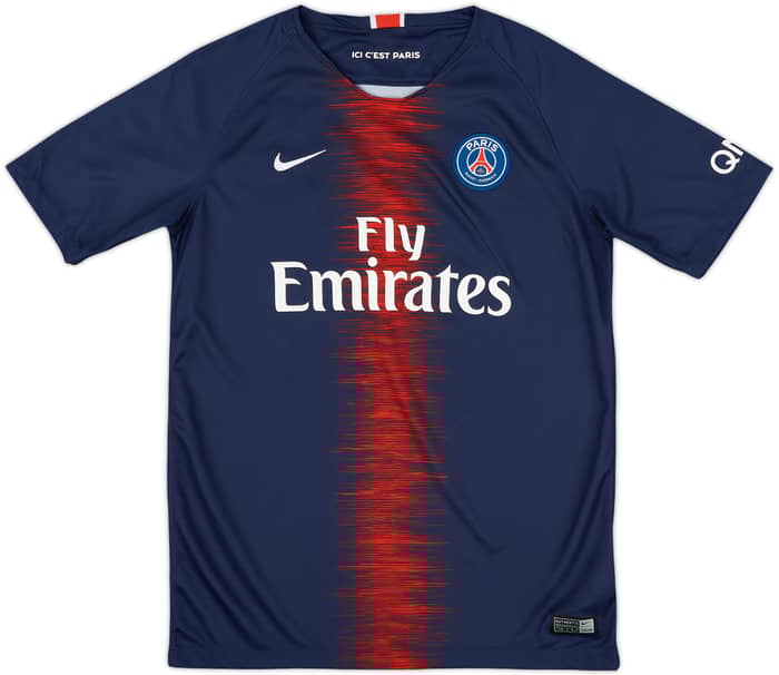 2018-19 Paris Saint-Germain Home Shirt - 9/10 - (XL.Boys)