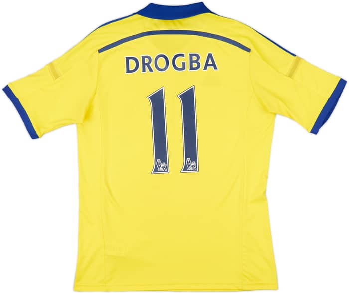 2014-15 Chelsea Away Shirt Drogba #11 - 7/10 - (M)