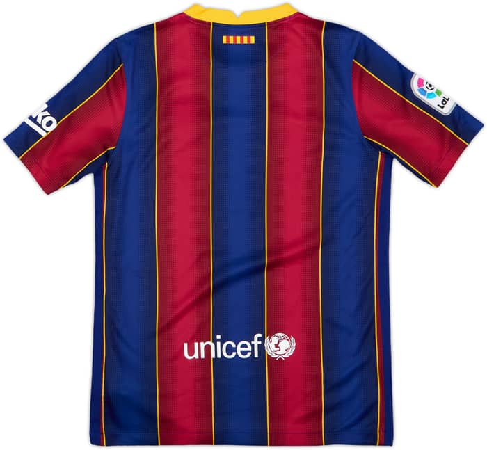 2020-21 Barcelona Home Shirt - 8/10 - (L.Boys)