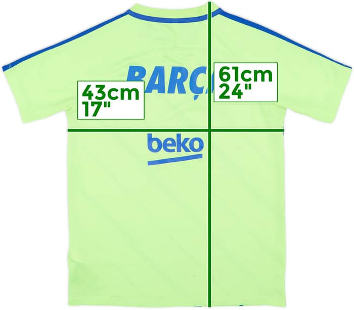2017-18 Barcelona Nike Training Shirt - 5/10 - (L.Boys)