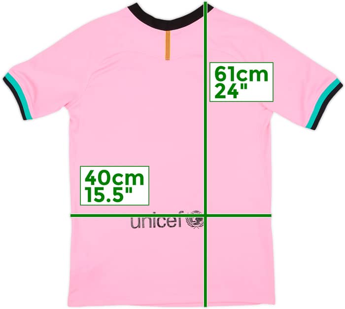 2020-21 Barcelona Third Shirt - 8/10 - (L.Boys)