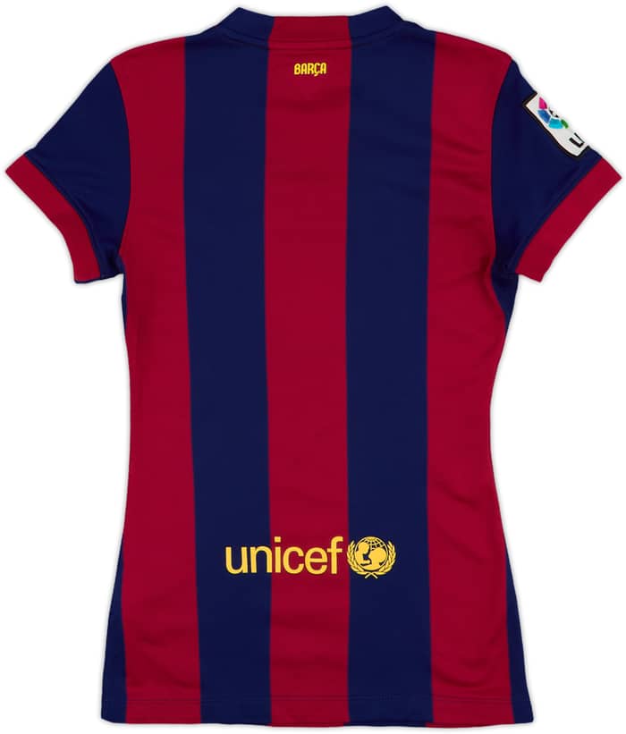 2014-15 Barcelona Home Shirt - 9/10 - (Women's XS)