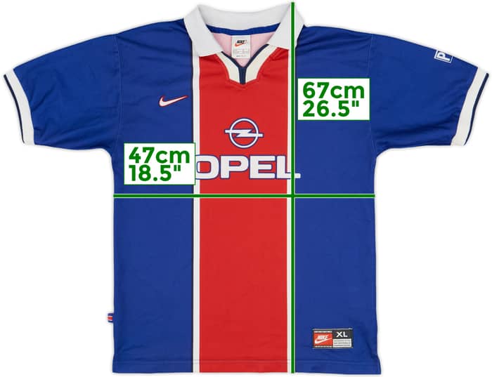 1998-99 Paris Saint-Germain Home Shirt - 7/10 - (XL.Boys)