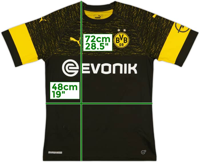 2018-19 Borussia Dortmund Away Shirt Hakimi #5 - 7/10 - (M)
