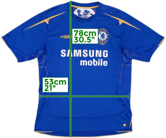 2005-06 Chelsea Centenary Home Shirt Robben #16 - 8/10 - (L)