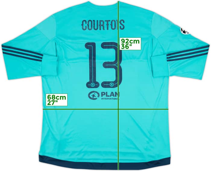 2015-16 Chelsea GK Shirt Courtois #13 - 5/10 - (3XL)