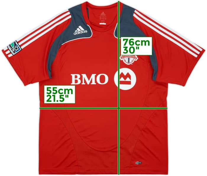 2007-08 Toronto FC adidas Training Shirt - 7/10 - (L)
