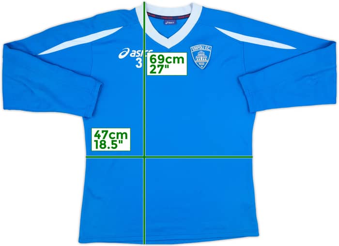 2004-05 Empoli Asics Player Issue Training L/S Shirt #3 - 7/10 - (M)